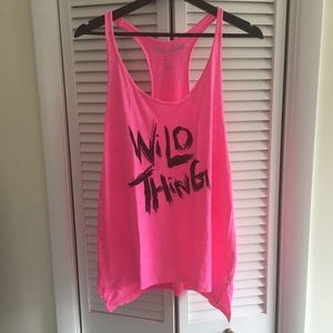 Pink Racerback tank by Feel the Piece